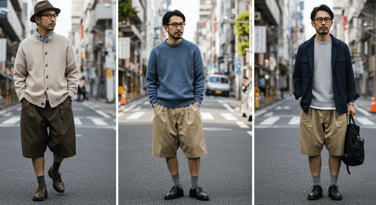 2025年最新】30代・40代のハーフパンツコーデ｜イケてる大人の