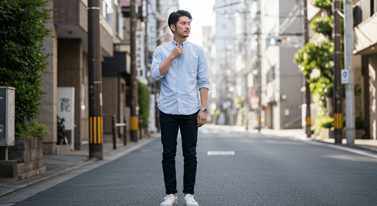 30代メンズの必須アイテム!オックスフォードシャツを使った大人コーデ術 - ファッション通販NNine(ナイン)