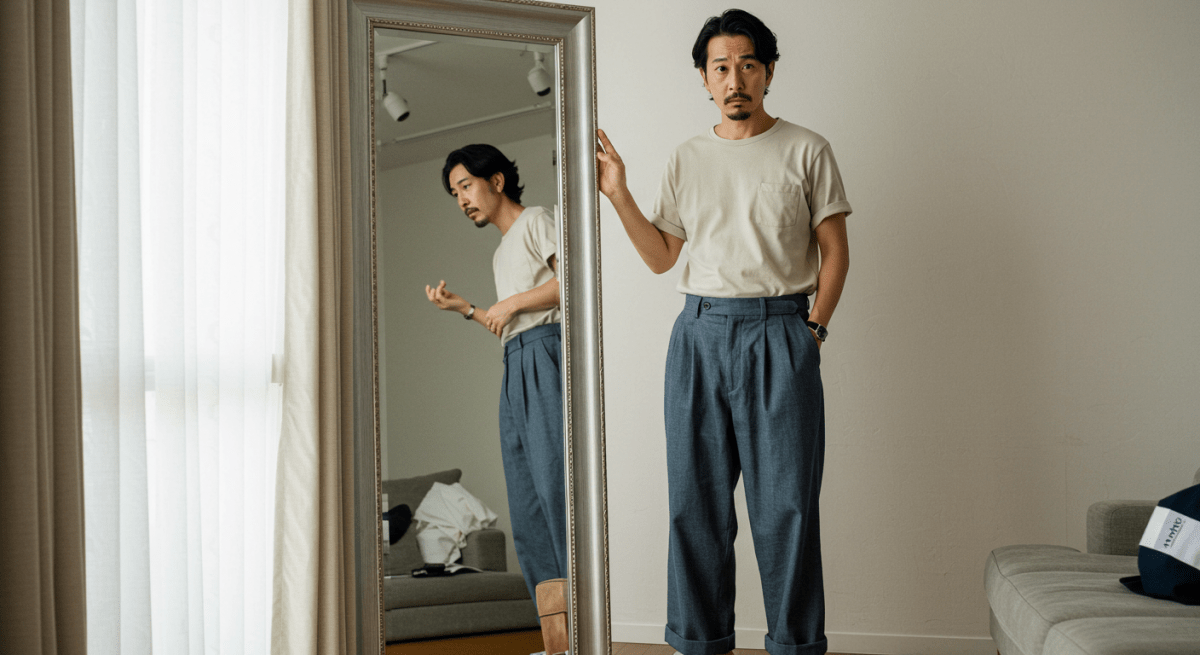 【30代40代向け】ワイドパンツ×Tシャツでつくる、大人のメンズ夏コーデ - ファッション通販NNine(ナイン)