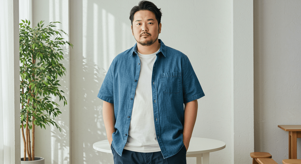 40代から始める太めメンズの夏ファッション|自信を持てるスタイリングのヒント - ファッション通販NNine(ナイン)