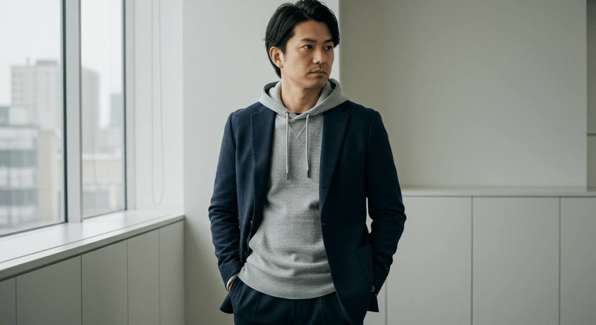 ビジネスシーンにパーカーはアリ?おすすめコーデと選び方 - ファッション通販NNine(ナイン)