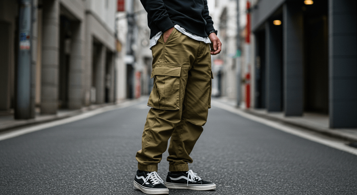 カーゴパンツ コーデ!メンズ向け着こなし方&おすすめアイテムを紹介 - ファッション通販NNine(ナイン)