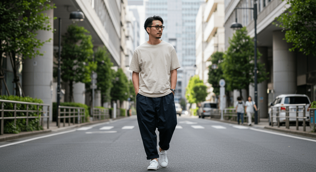 イージーパンツで楽ちん!夏の大人メンズコーデ&おすすめアイテム - ファッション通販NNine(ナイン)