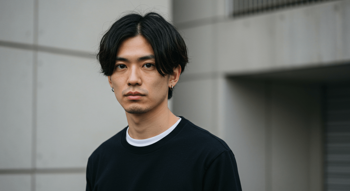 シンプルだけどおしゃれ！メンズTシャツ重ね着テクニック
