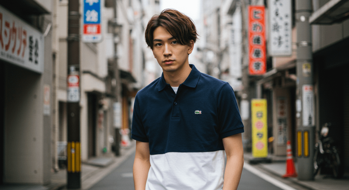 Tシャツとポロシャツの重ね着で差をつける!おしゃれ初心者向けスタイリング - ファッション通販NNine(ナイン)
