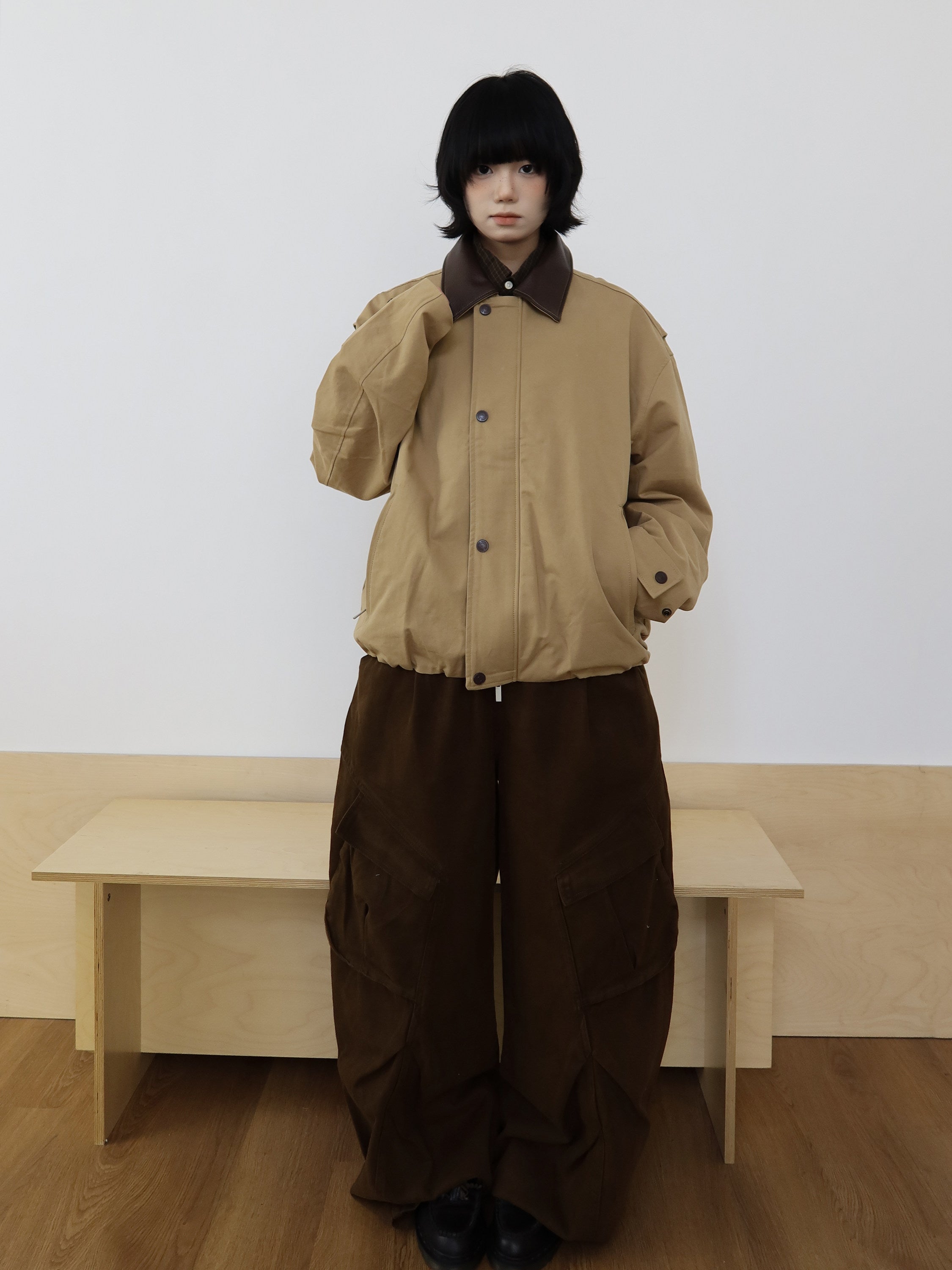 ヴィンテージ ルーズフィット ワイドオーバーオール N6411