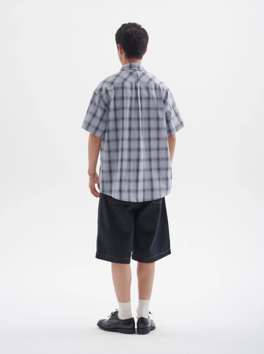 レトロチェックシャツ メンズ レディース 綿100% 長袖|Retro Check SHIRT N5370 - メンズファッション通販 NNine(ナイン)
