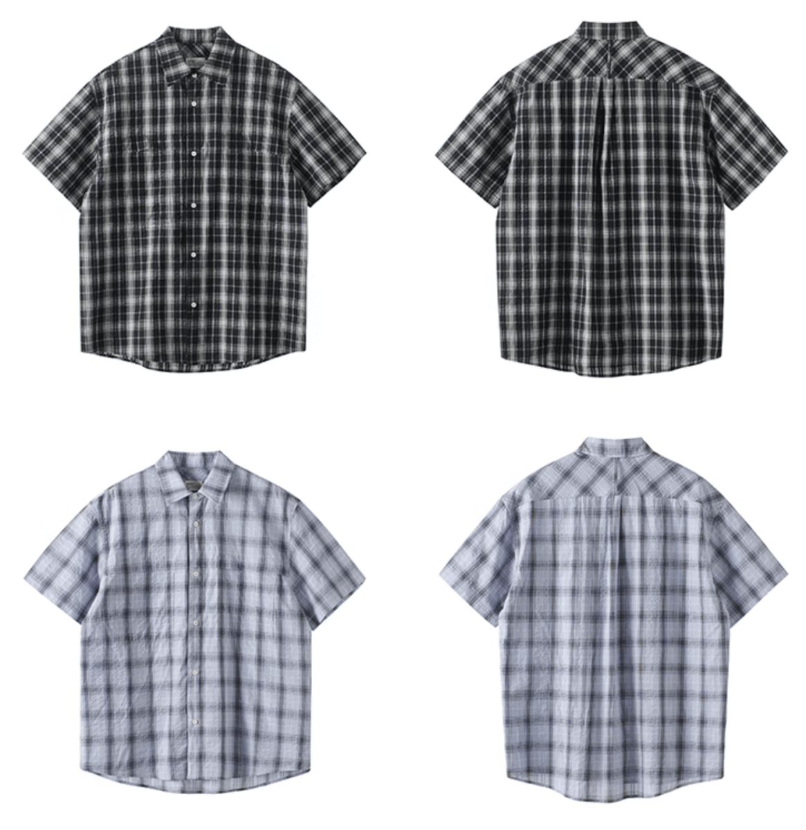 レトロチェックシャツ メンズ レディース 綿100% 長袖|Retro Check SHIRT N5370 - メンズファッション通販 NNine(ナイン)