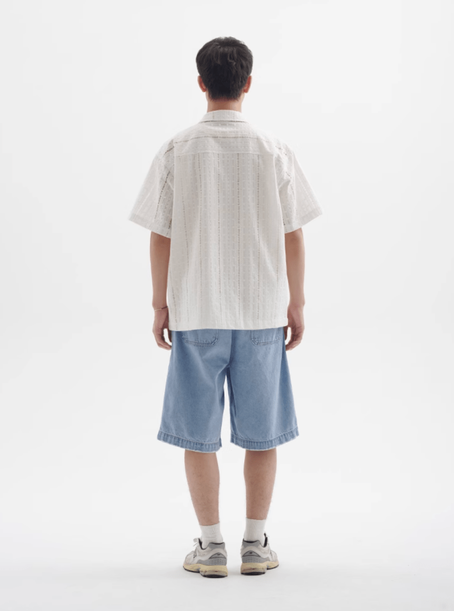 シアーキューバカラーシャツ メンズ レディース 綿100% 透け感 夏 / Sheer Cuban Collar Shirt N5455 - メンズファッション通販 NNine(ナイン)