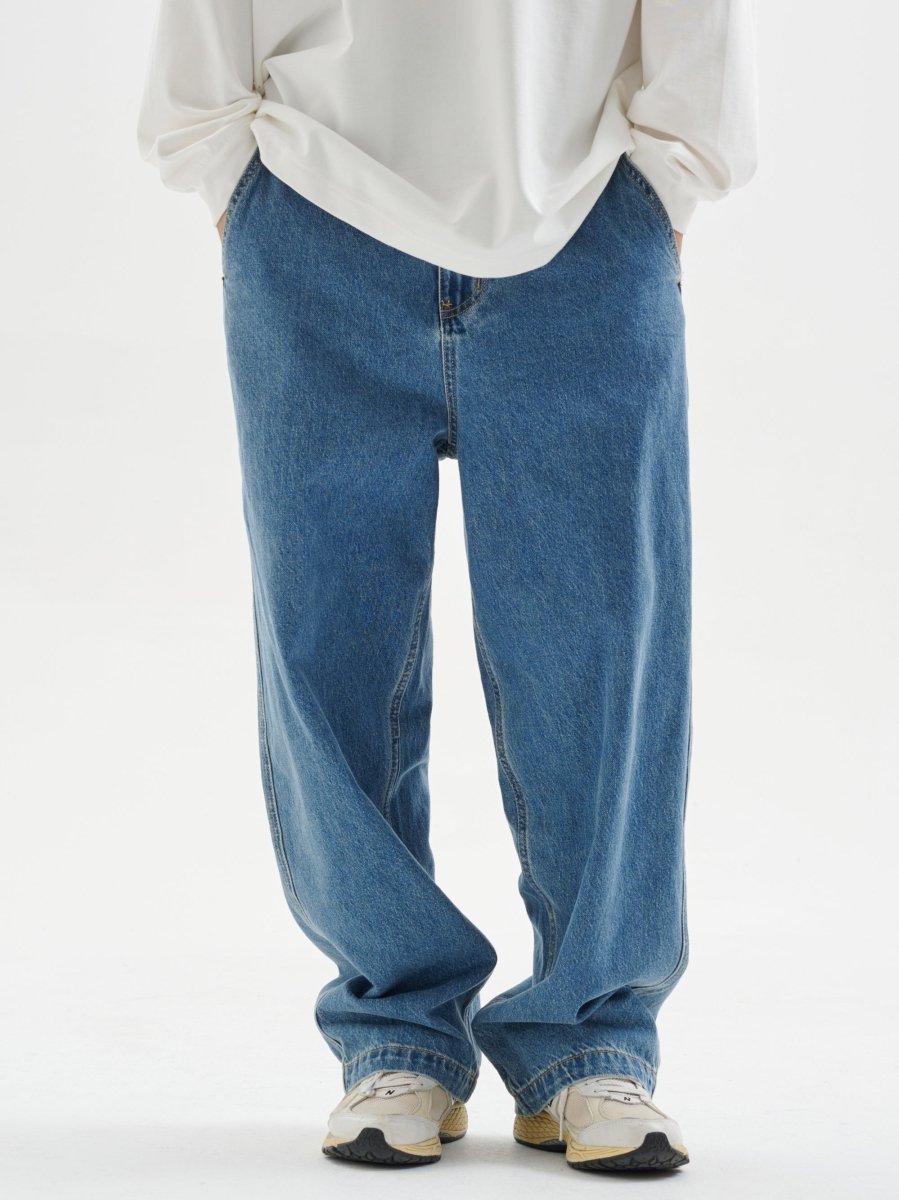 13.2oz・ソリッドウォッシュ・リジッドワイドデニム N6228 - ファッション通販NNine(ナイン)
