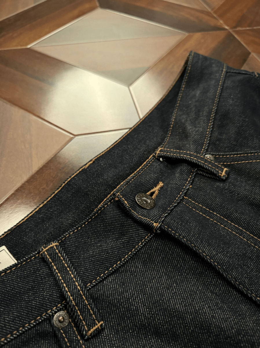 13.5ozリジッド・微フレア・ハンドステッチデニム N6204 - ファッション通販NNine(ナイン)