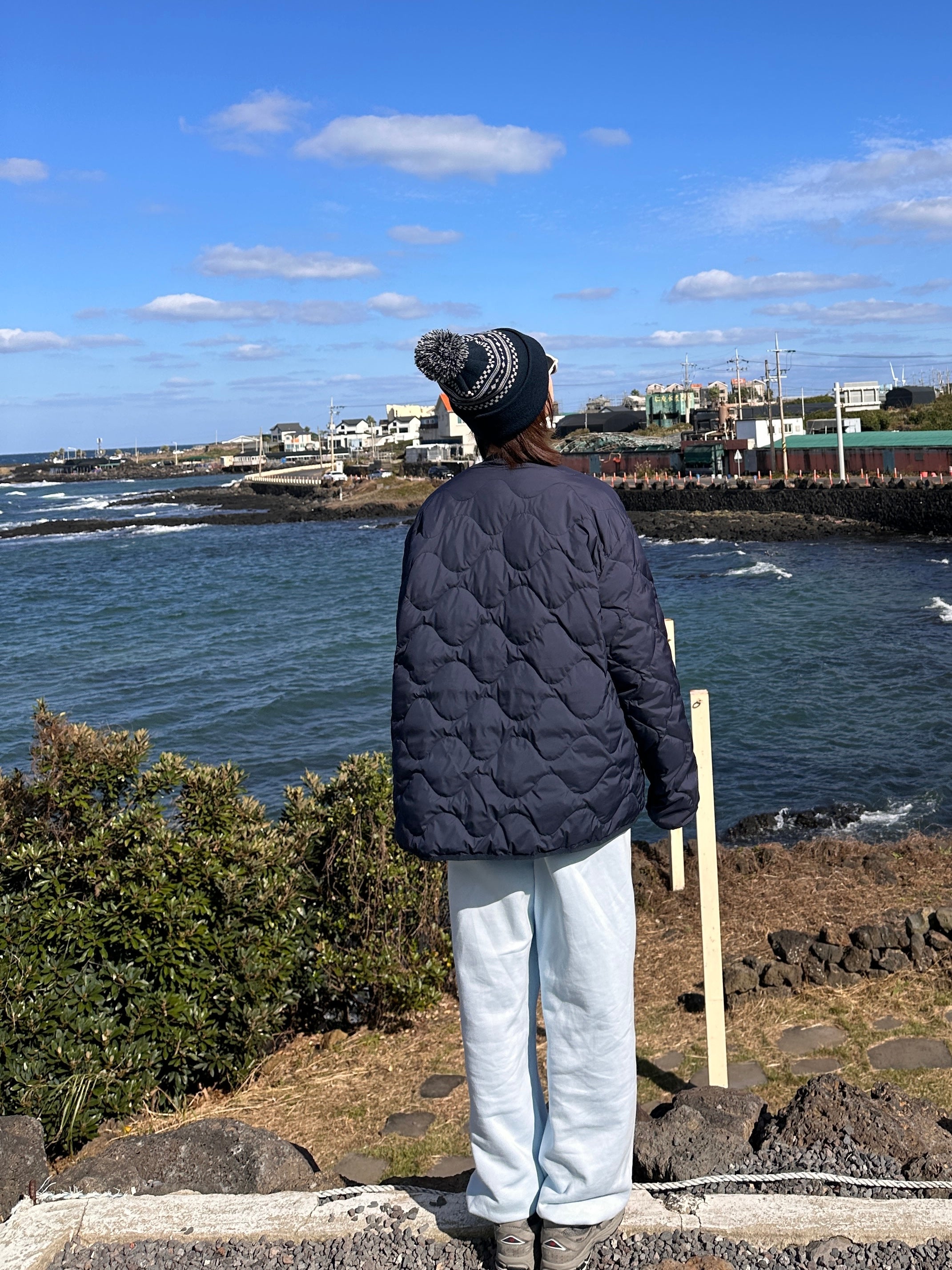 中綿スカーフ&リバーシブルダウンジャケット N6229