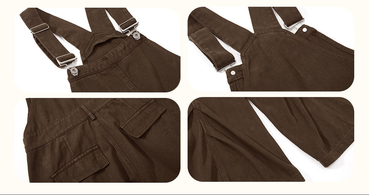 ヴィンテージ ルーズフィット ワイドオーバーオール N6411