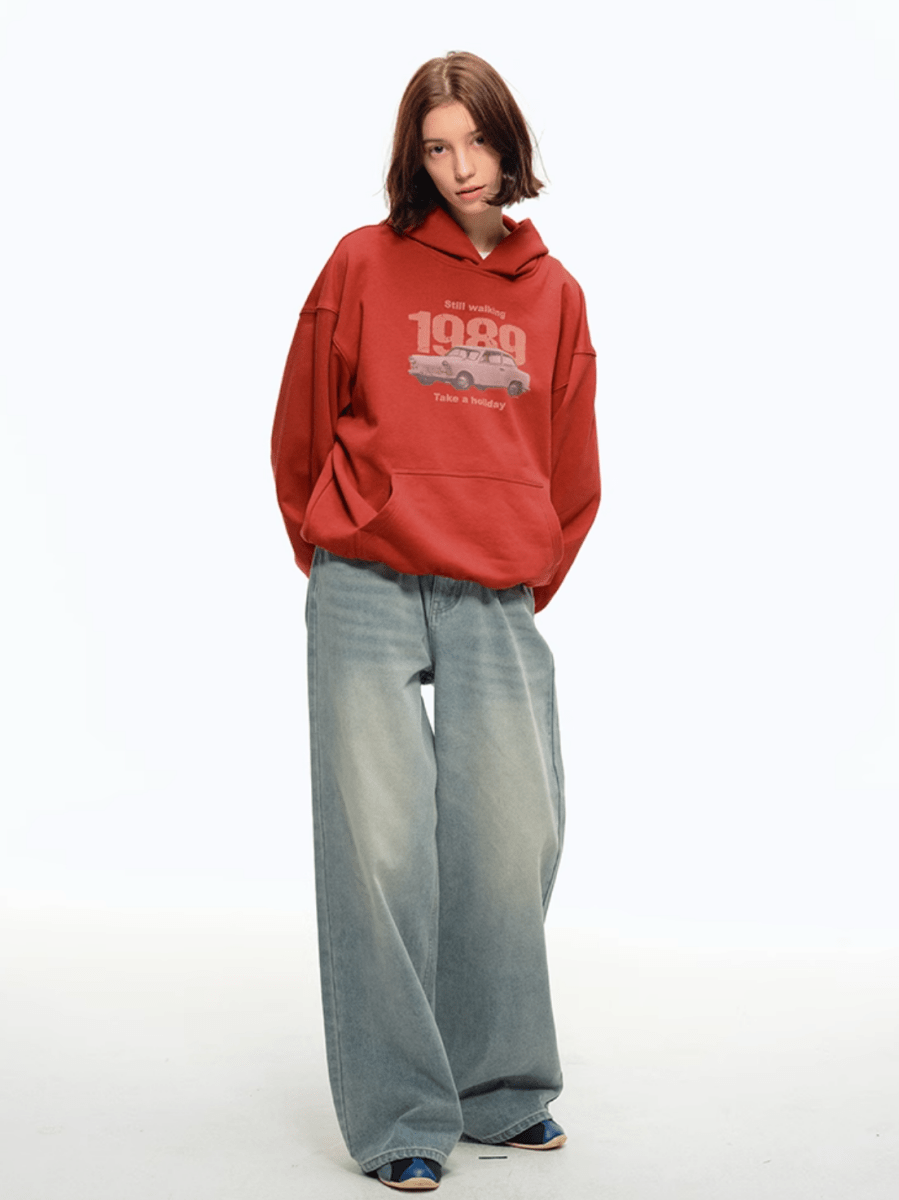 1989 printed hoodie N5136 - ファッション通販 NNine(ナイン)