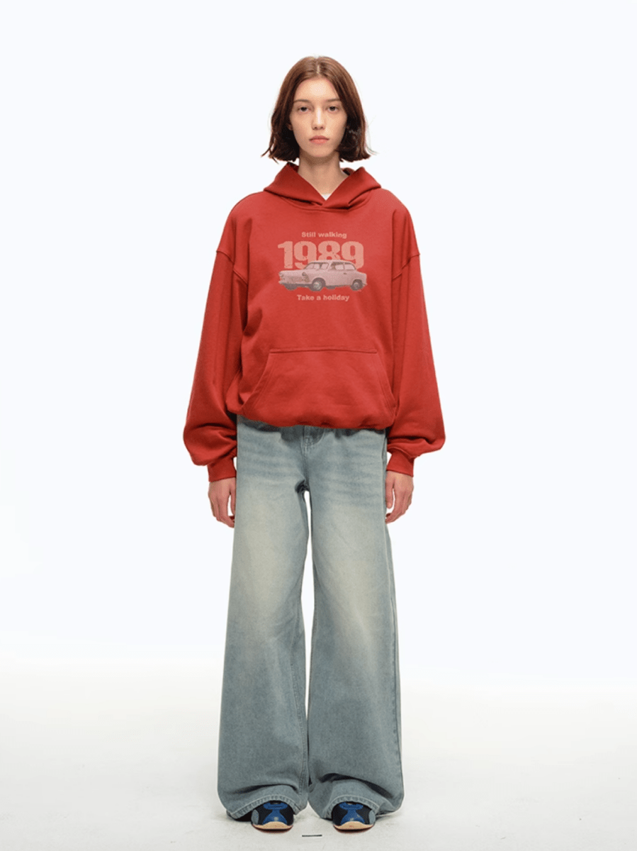 1989 printed hoodie N5136 - ファッション通販 NNine(ナイン)
