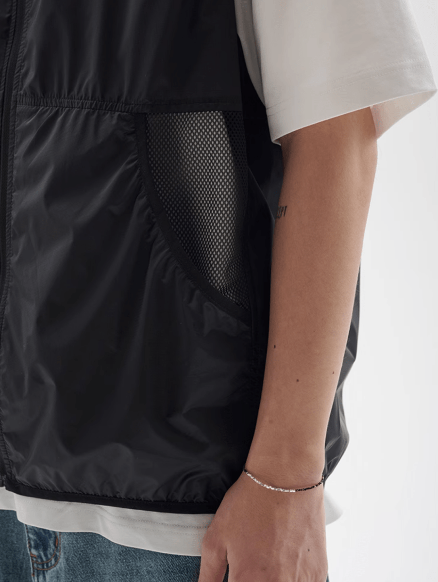ナイロンノースリーブベスト軽量200g メンズ レディース 撥水 / Nylon Sleeveless Vest N5456 - メンズファッション通販 NNine(ナイン)