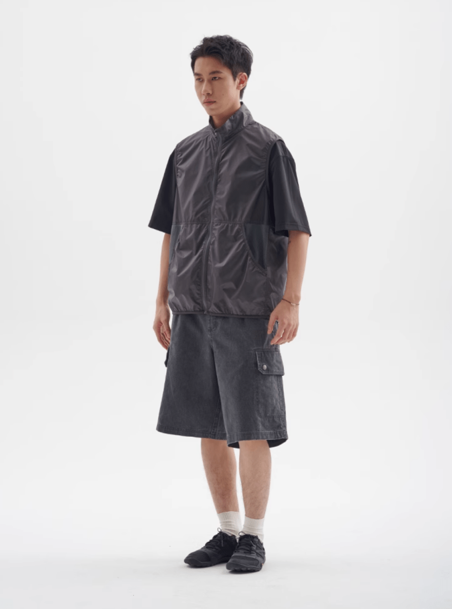 ナイロンノースリーブベスト軽量200g メンズ レディース 撥水 / Nylon Sleeveless Vest N5456 - メンズファッション通販 NNine(ナイン)