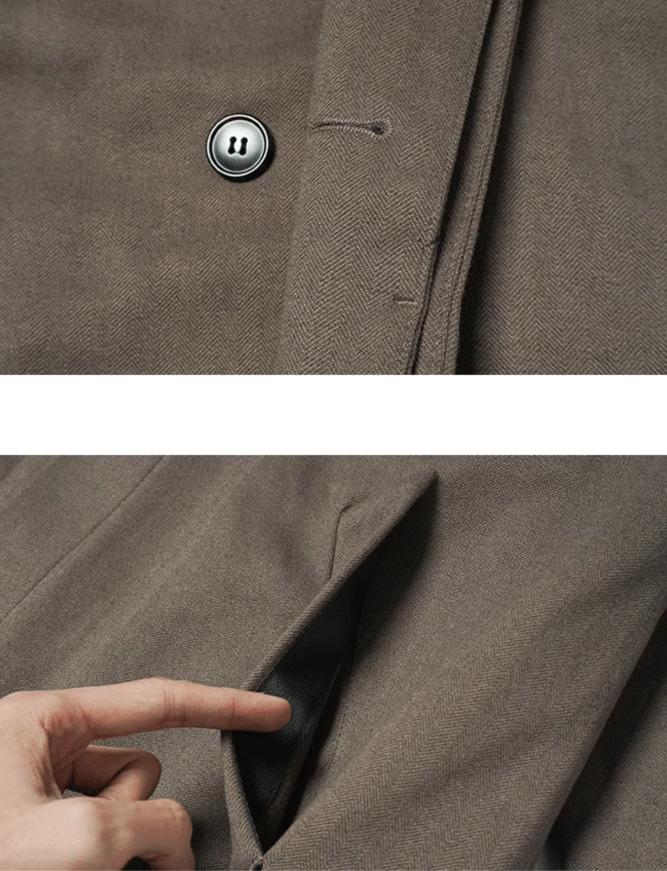 Mid-length wool coat N3000