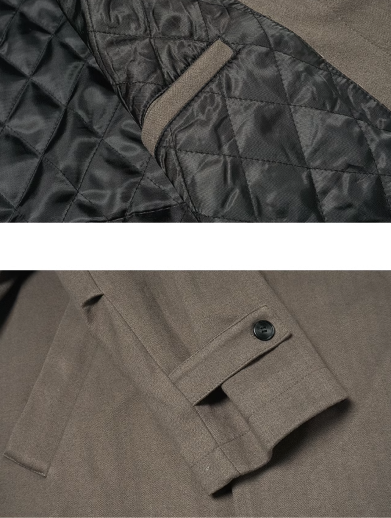 Mid-length wool coat N3000