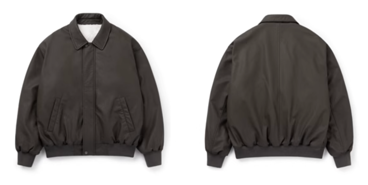 Retro sherpa PU leather jacket N4416