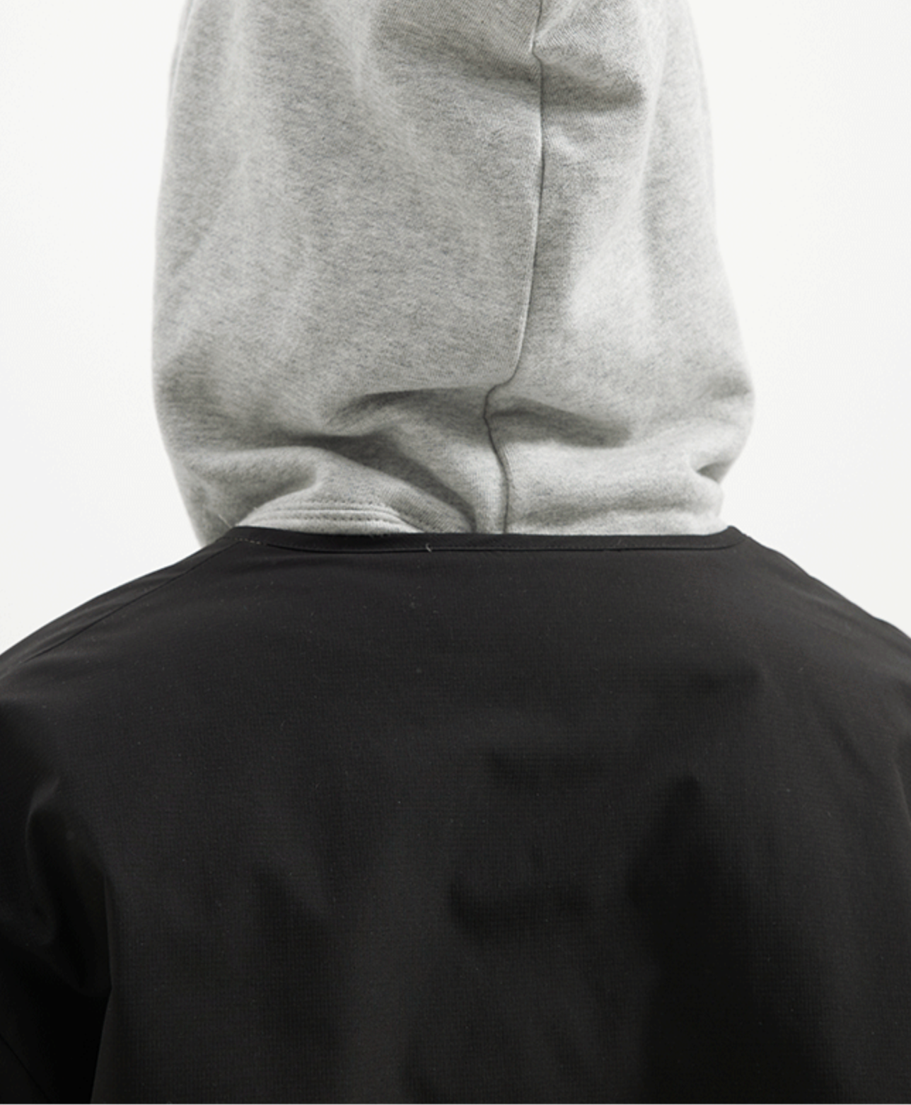 Reversible collarless quilted down jacket N4800