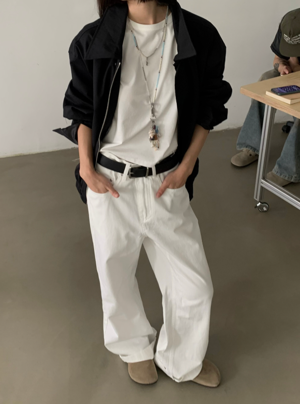 ベーシック・ワイドストレートデニム N5668