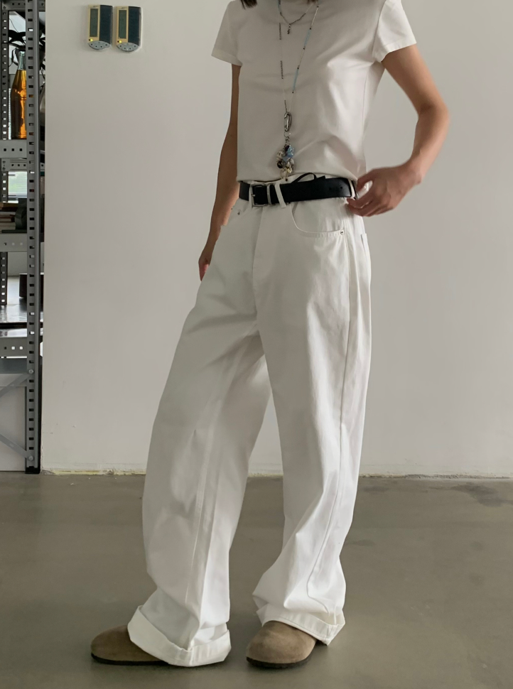ベーシック・ワイドストレートデニム N5668