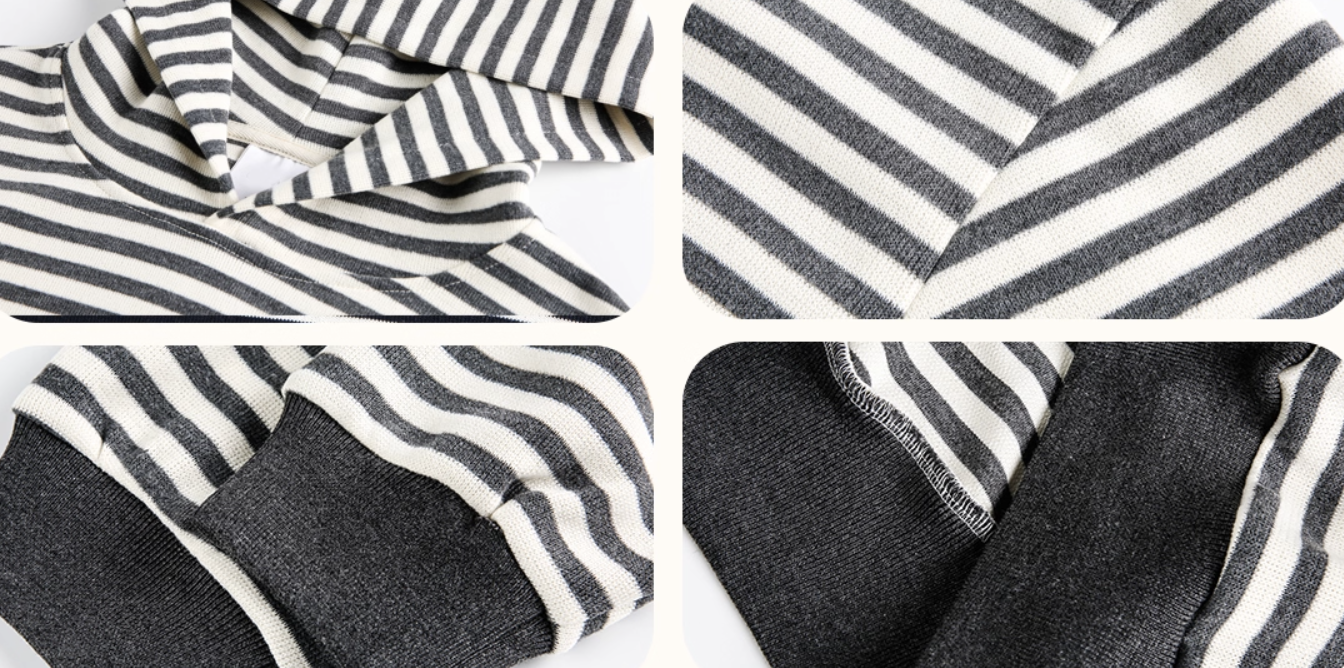 クラシックストライプ フーディー N5785