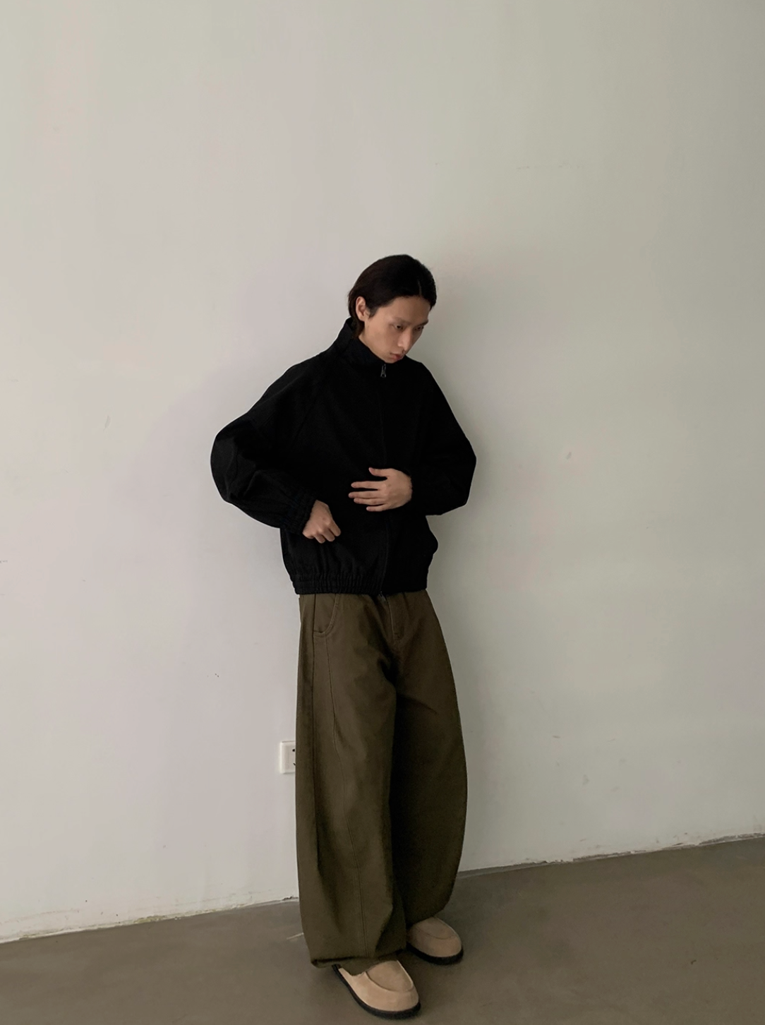 “デコンストラクション”・スタンドカラージャケット N6077