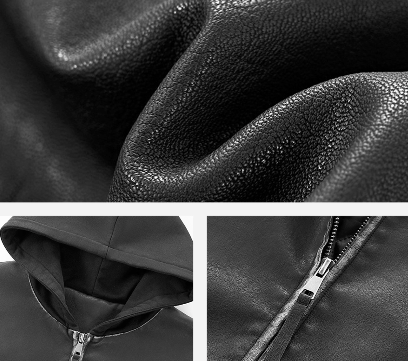 VISIBLEスティッチ・フーデッドブルゾン N6101