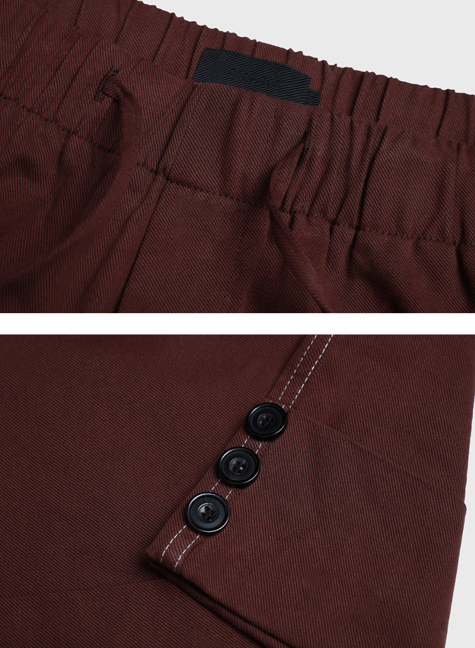 テンセルブレンド・ディープカフ・ワイドトラウザーズ N6102