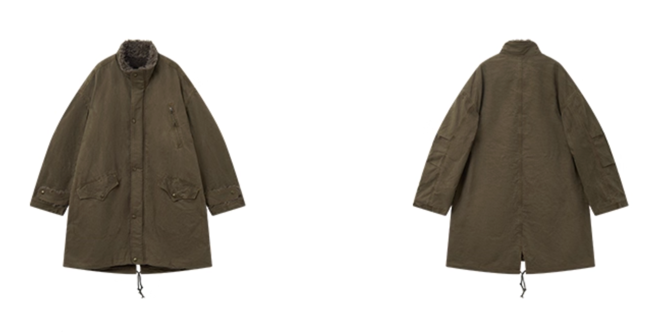 フリース&ウォッシュドツイル・リバーシブルライナー N6110