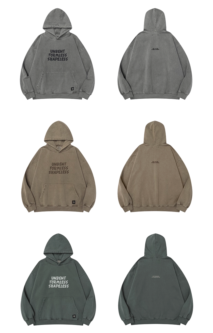 500G・ワックスダイ&ウォッシュ・ヘビーウェイトフーディーN6127