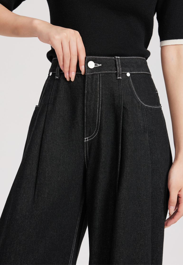 フレンチシック・ワイドデニム N6169