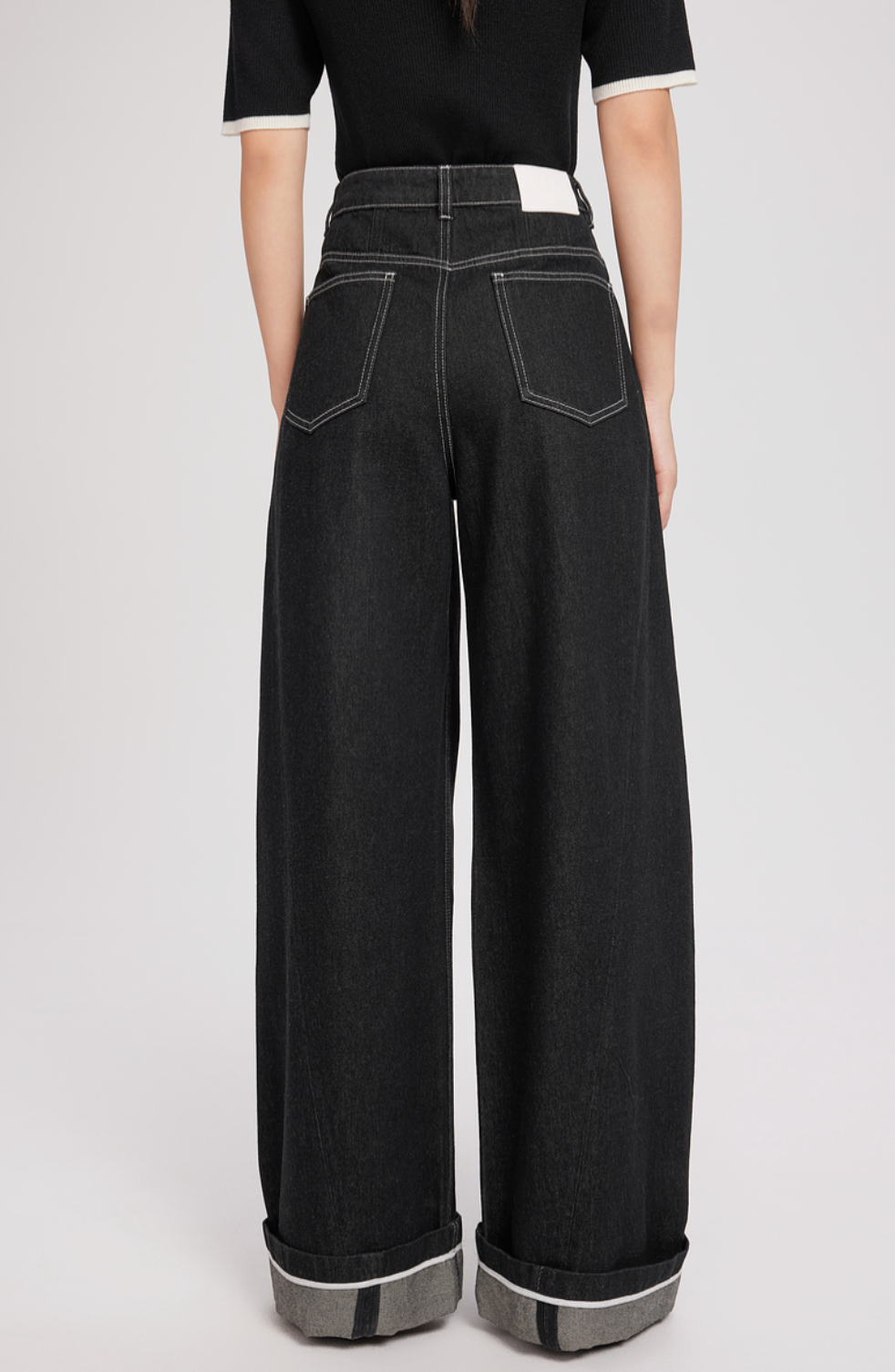 フレンチシック・ワイドデニム N6169