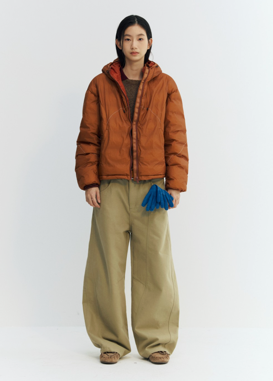 SORONA®中綿・リフレクティブステッチ・コクーンジャケット N6184