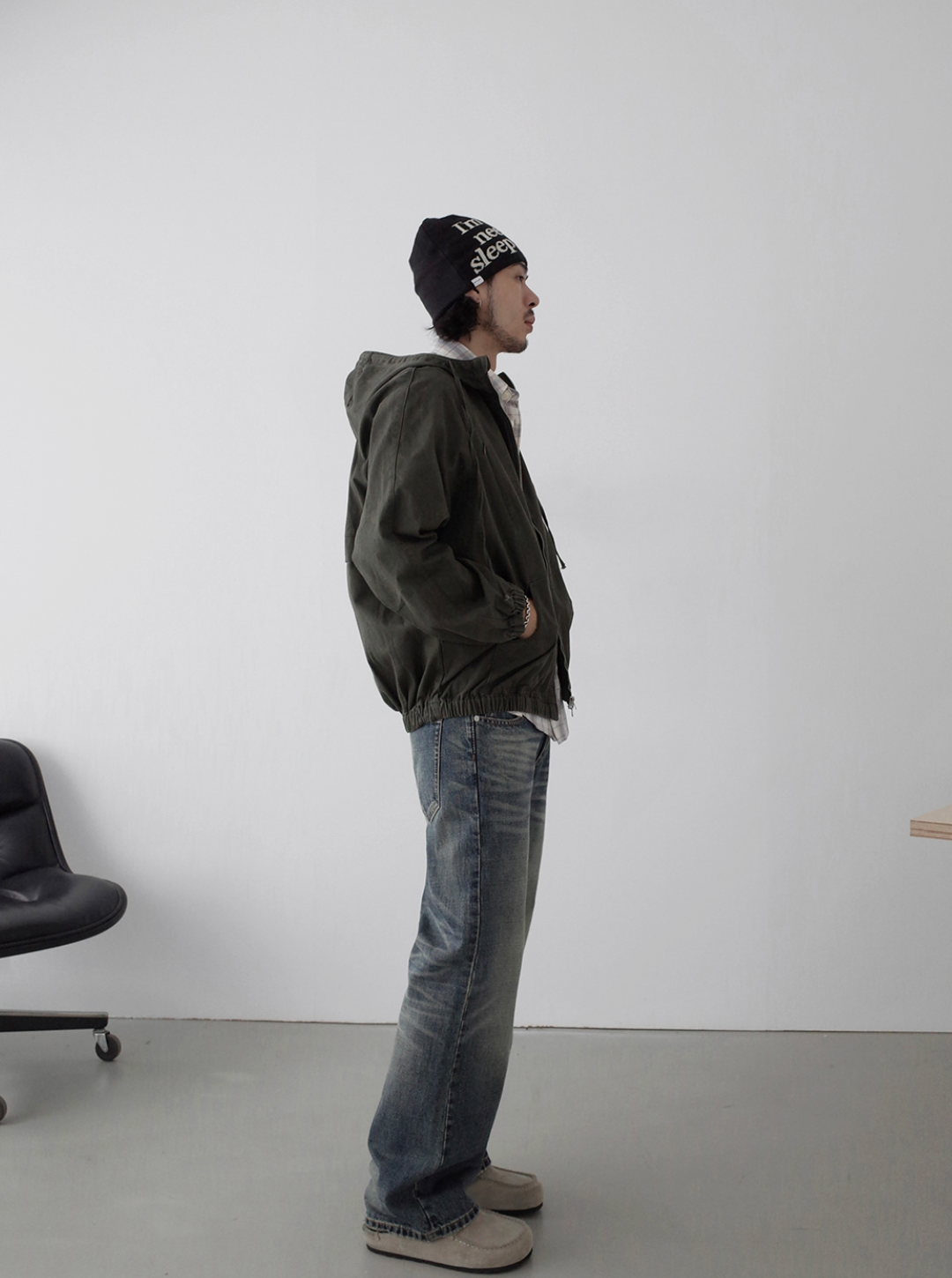 クリーンフィット・フーデッドブルゾン N6198