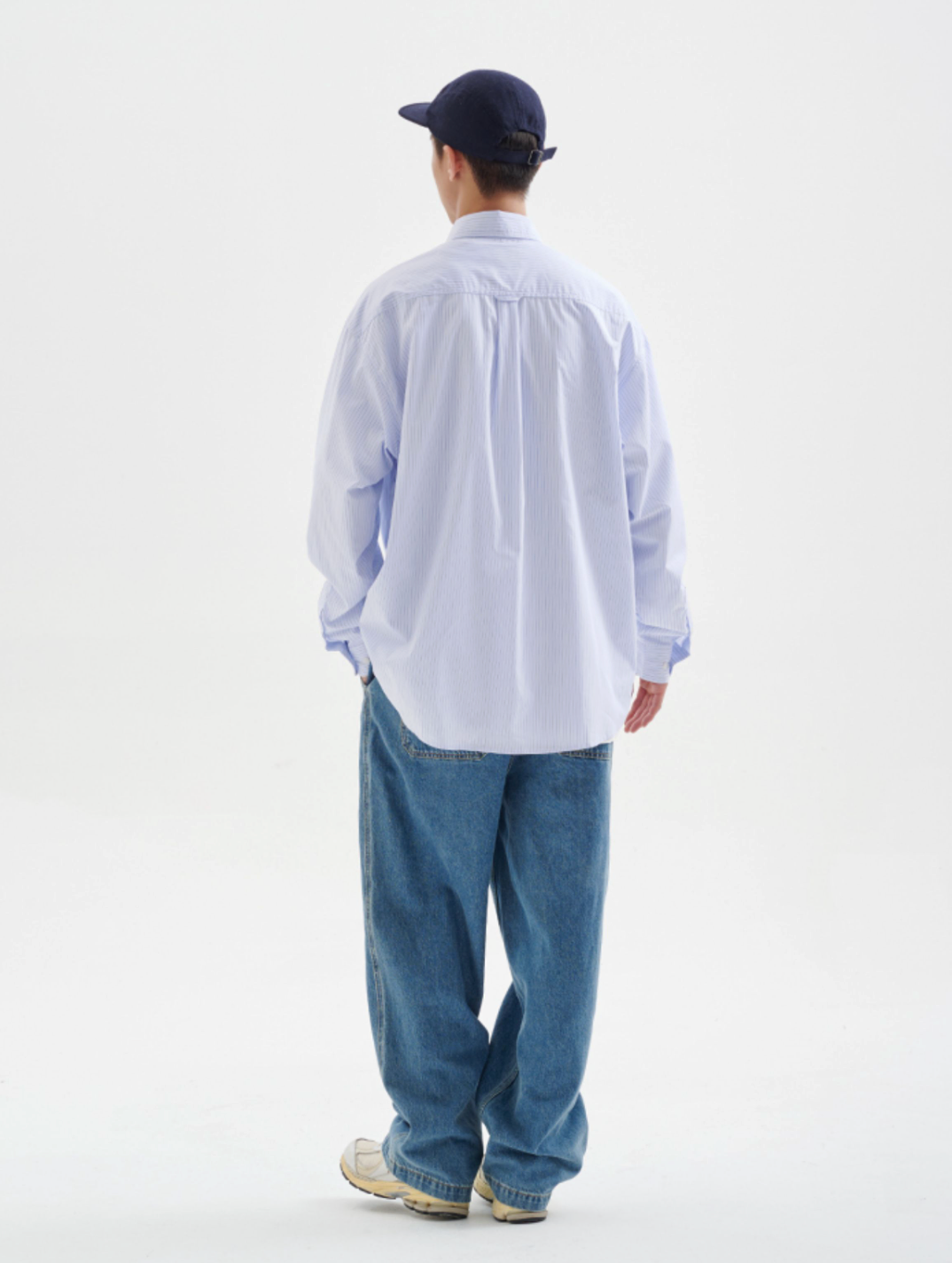 13.2oz・ソリッドウォッシュ・リジッドワイドデニム N6228