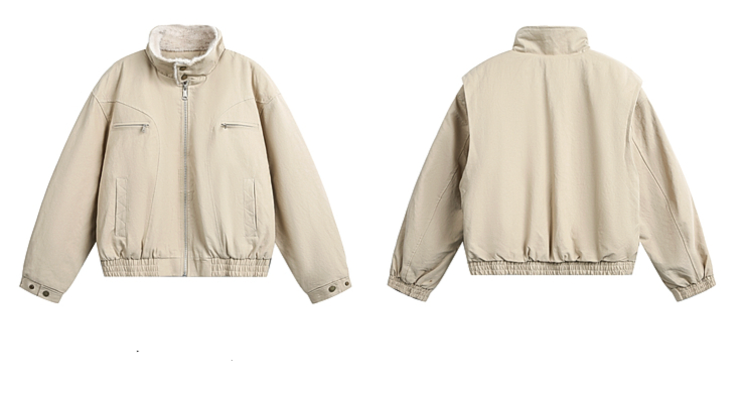 スタンドカラーショート中綿ブルゾン N6247