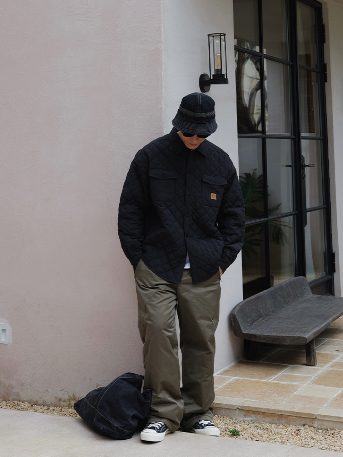 3M中綿 防寒パラシュートワイドパンツ N6254