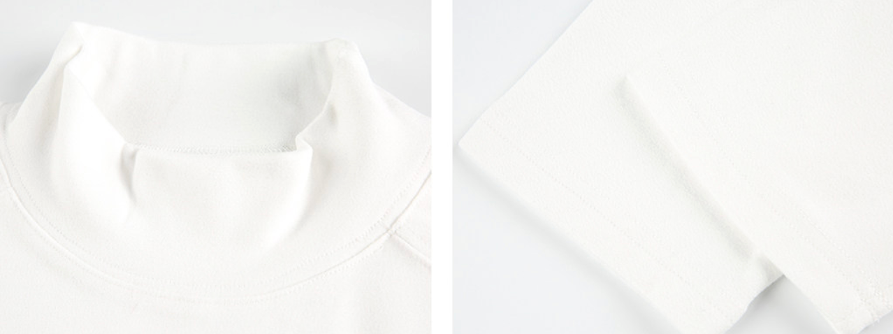 ミニマル モックネック ベーシックニット N6340