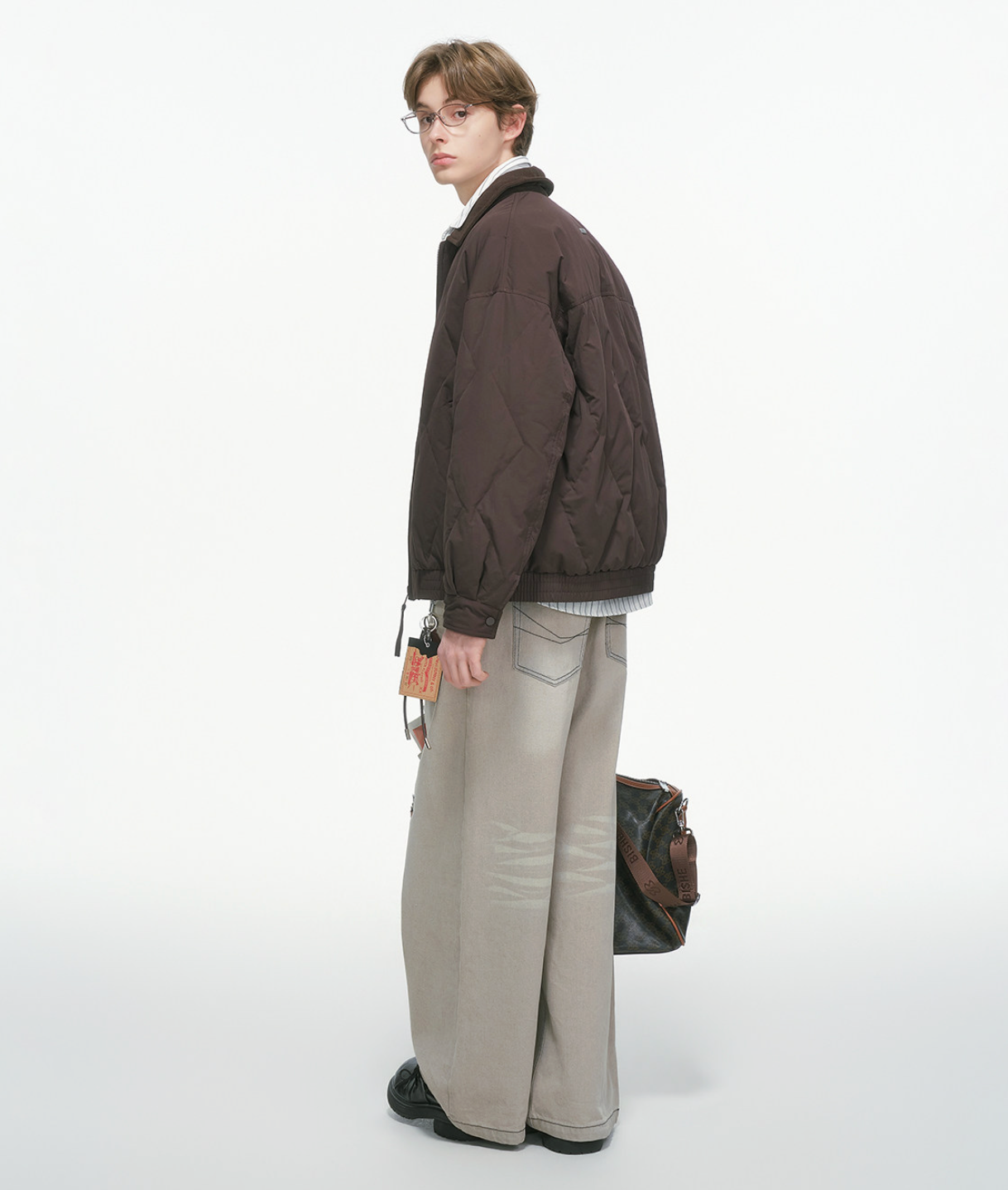 90%ホワイトダックダウン バーン風ワークダウンジャケット N6351