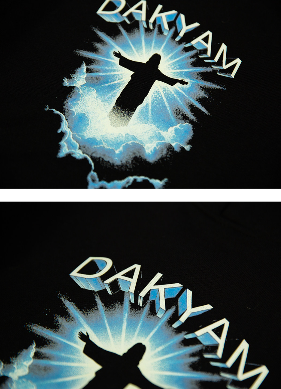 【380G】ヘイローグラフィックプルオーバーフーディ N6382