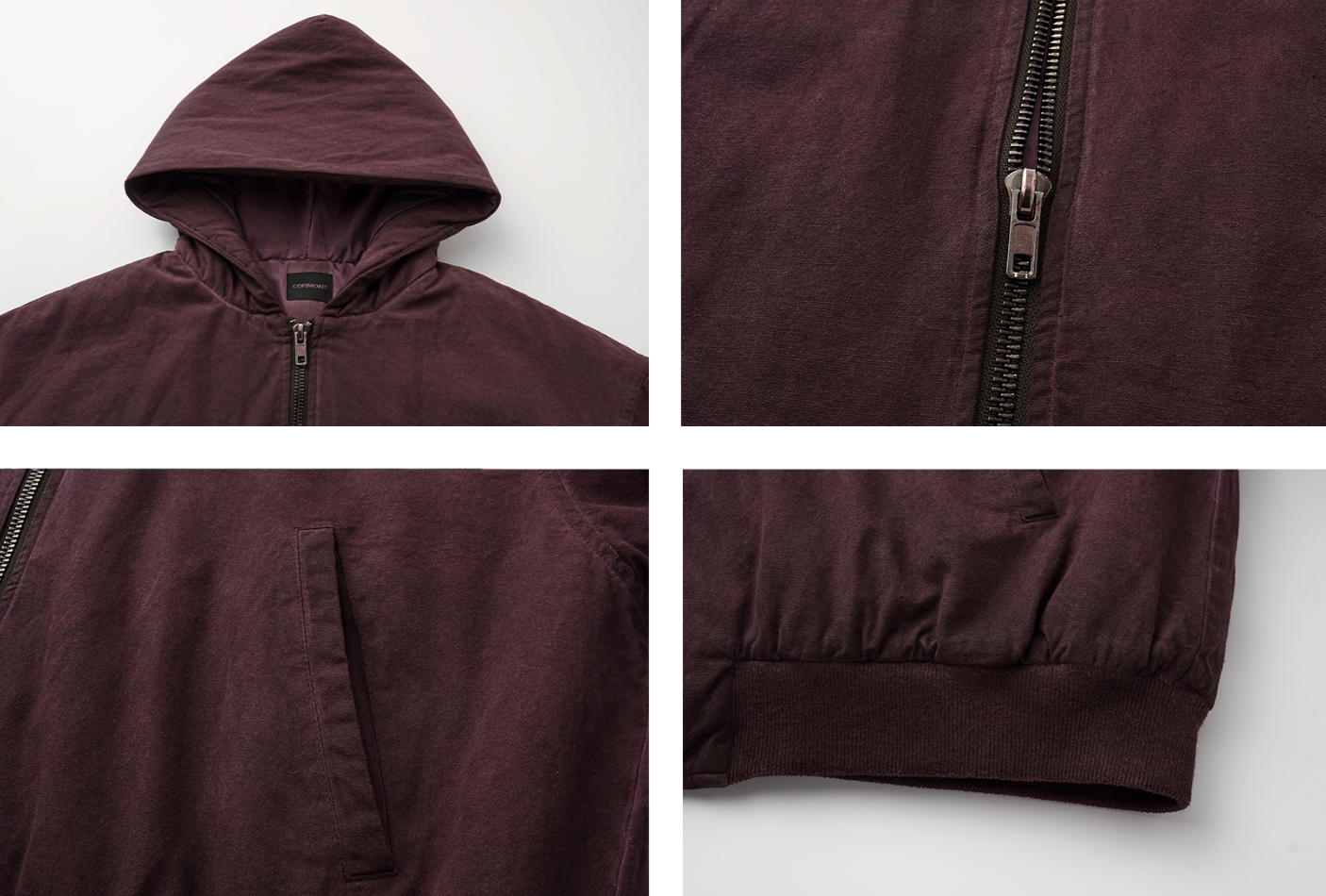 ウォッシュド ダーティレッド パデッドブルゾン N6467