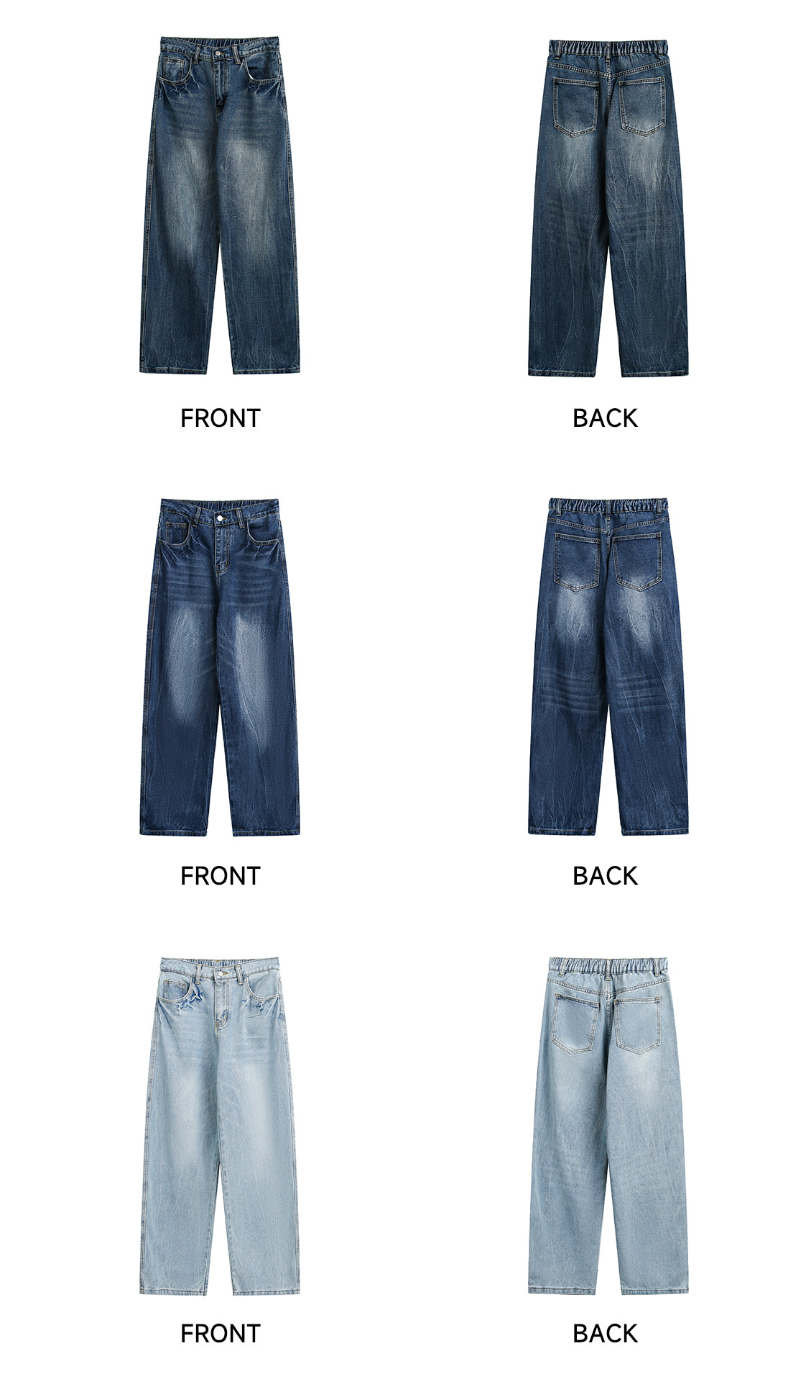 クリーンフィット ライトニングウォッシュデニム N6505