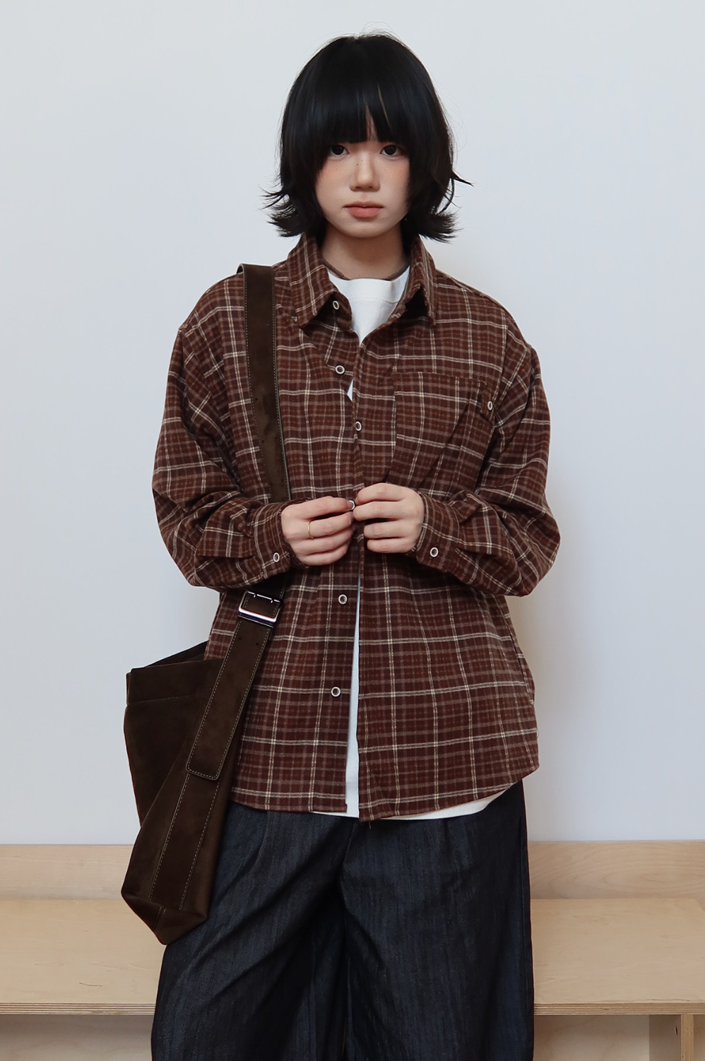 アメリカンヴィンテージ 厚手チェックシャツ N6520