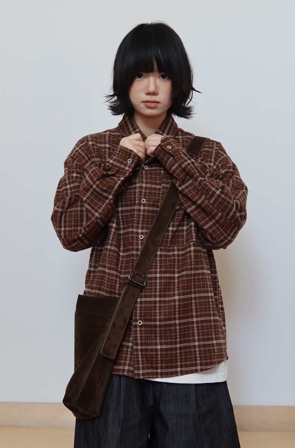 アメリカンヴィンテージ 厚手チェックシャツ N6520