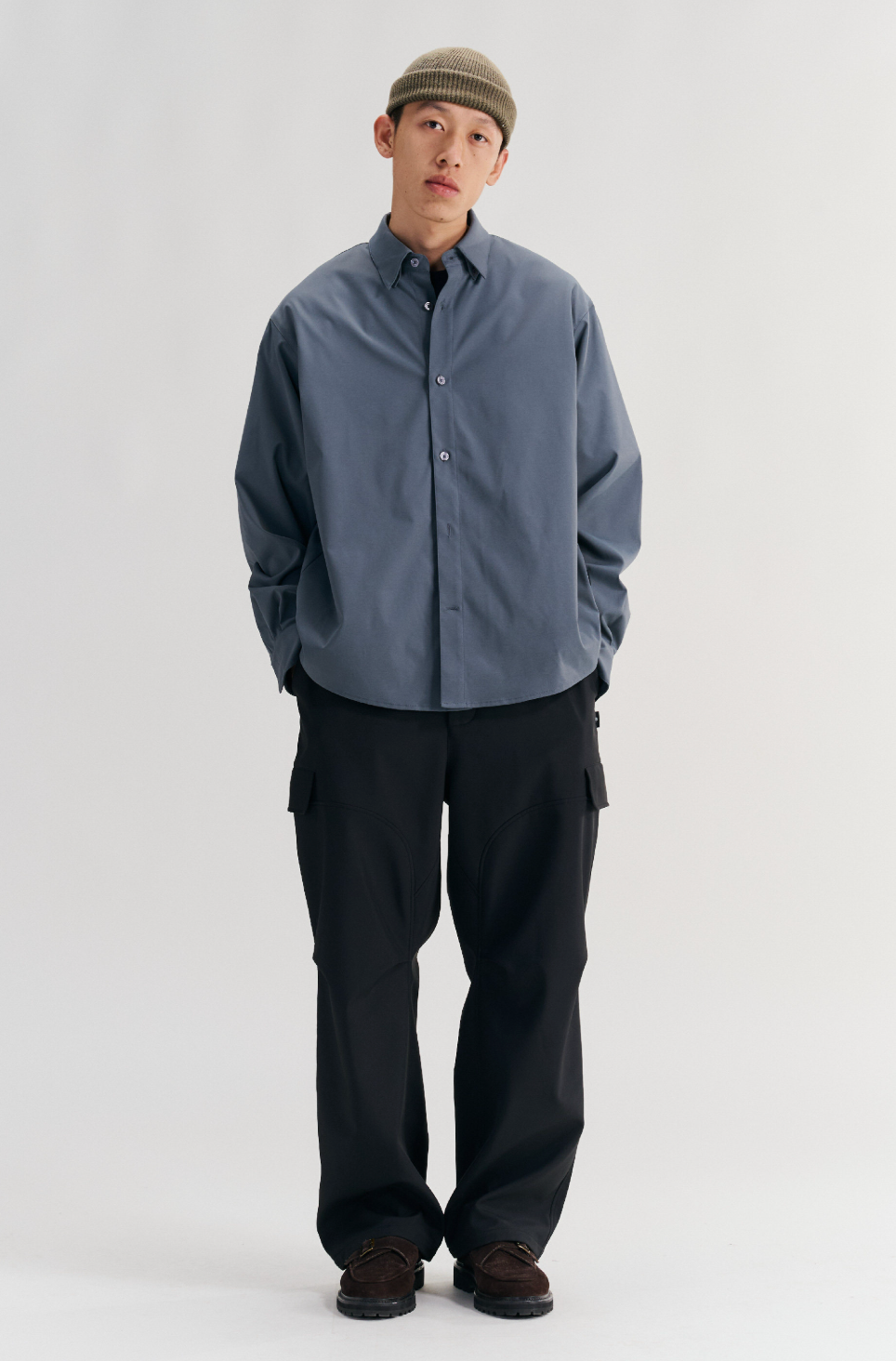 SANERER™ テックファブリック ミニマルシャツ N6524