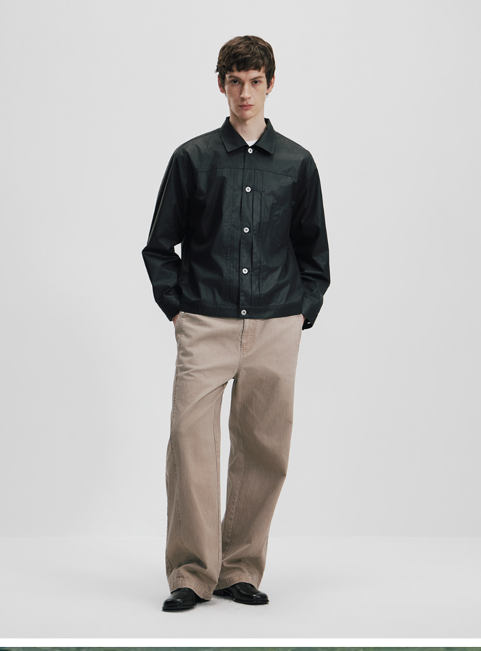 ワックスドTYPE1 スーピマコットンジャケット N6565