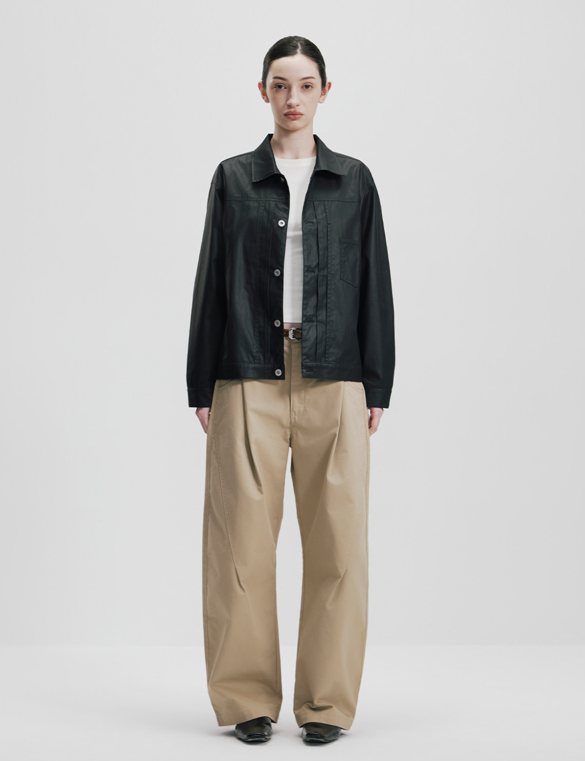 ワックスドTYPE1 スーピマコットンジャケット N6565